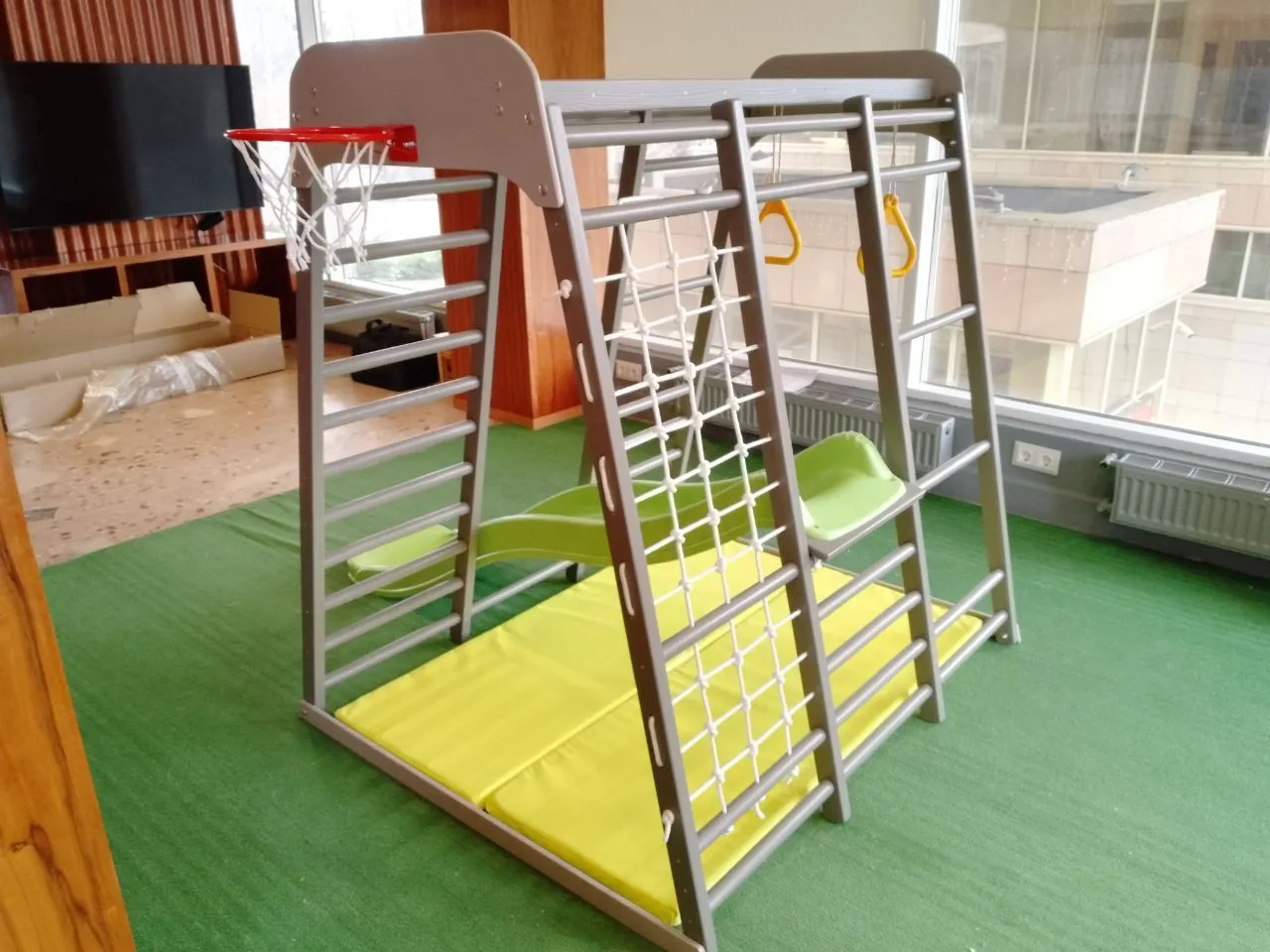 Детская игровая площадка Савушка Непоседа 1 shiitake