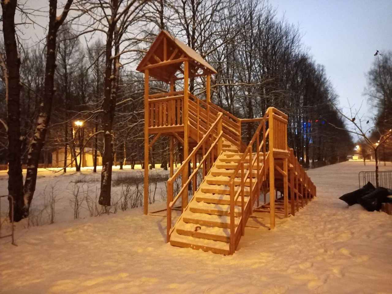 Зимняя горка Савушка Зима 9/2