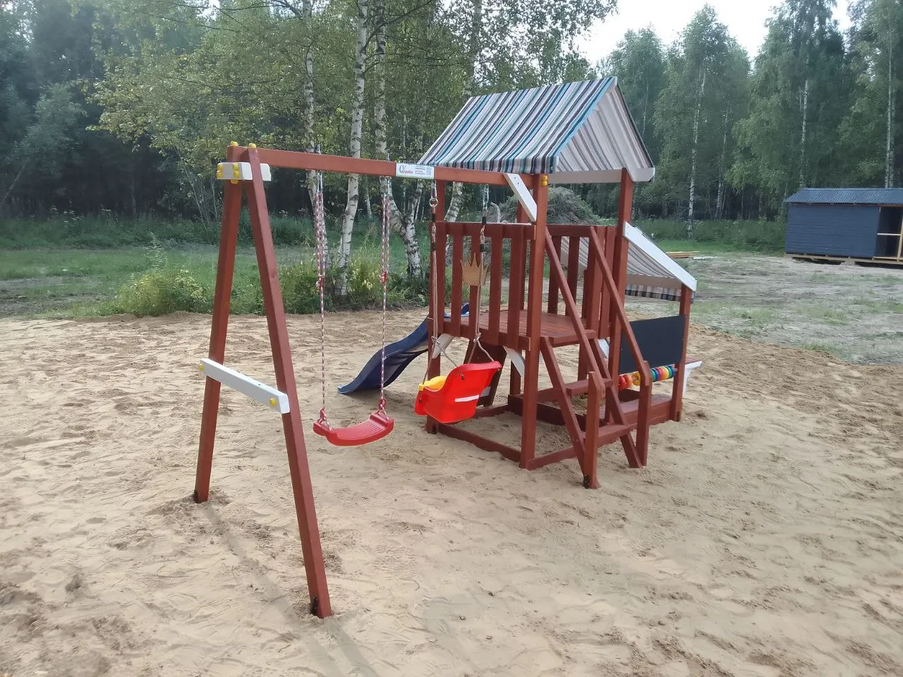 Детская площадка Савушка Тусун 10 (синий), Владимирская область