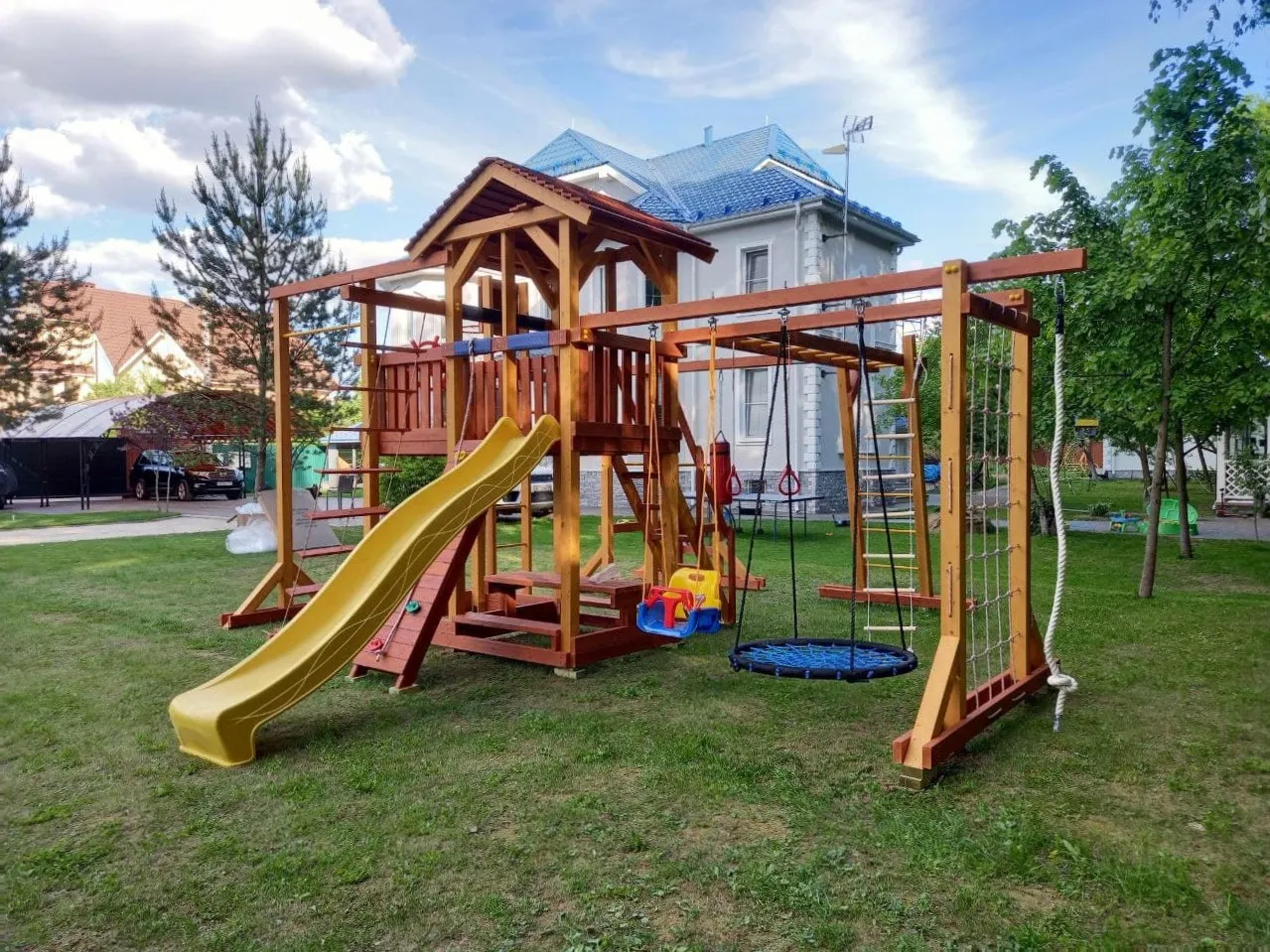 Детская площадка Савушка 4 Сезона 10, д. Брехово