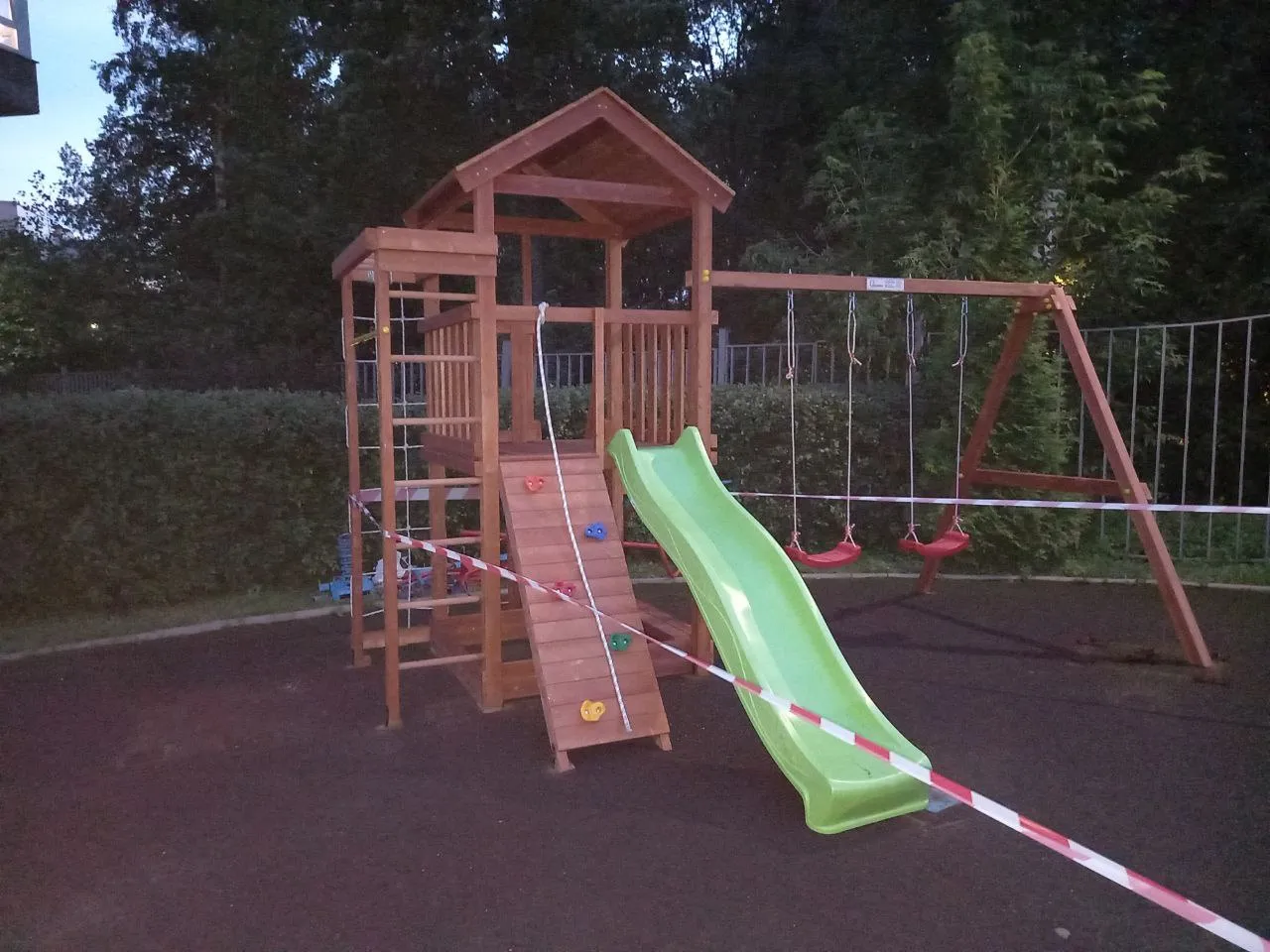 Детская площадка Савушка Мастер 5 (Махагон), МО