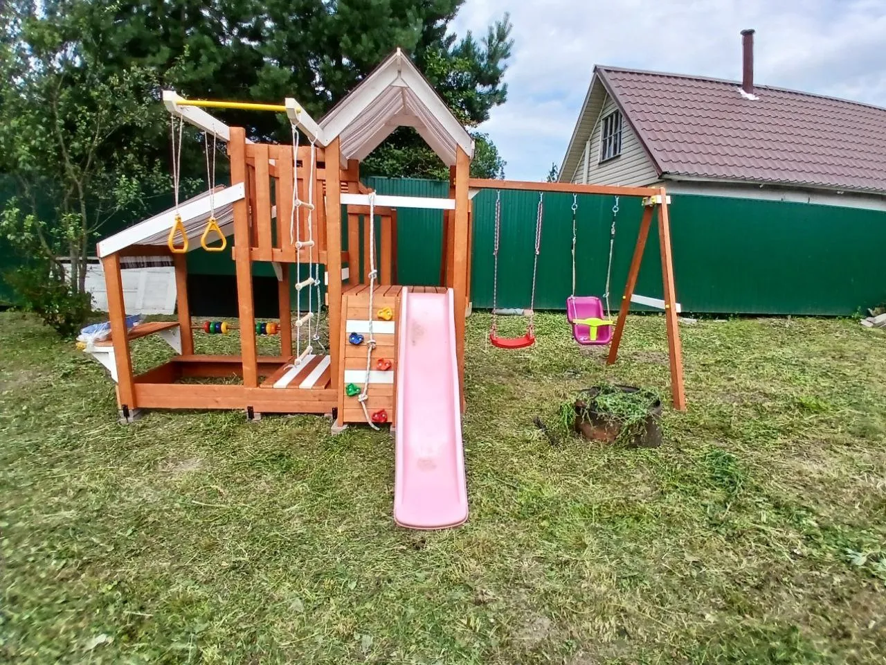 Детская площадка Савушка Тусун 9 (розовый)