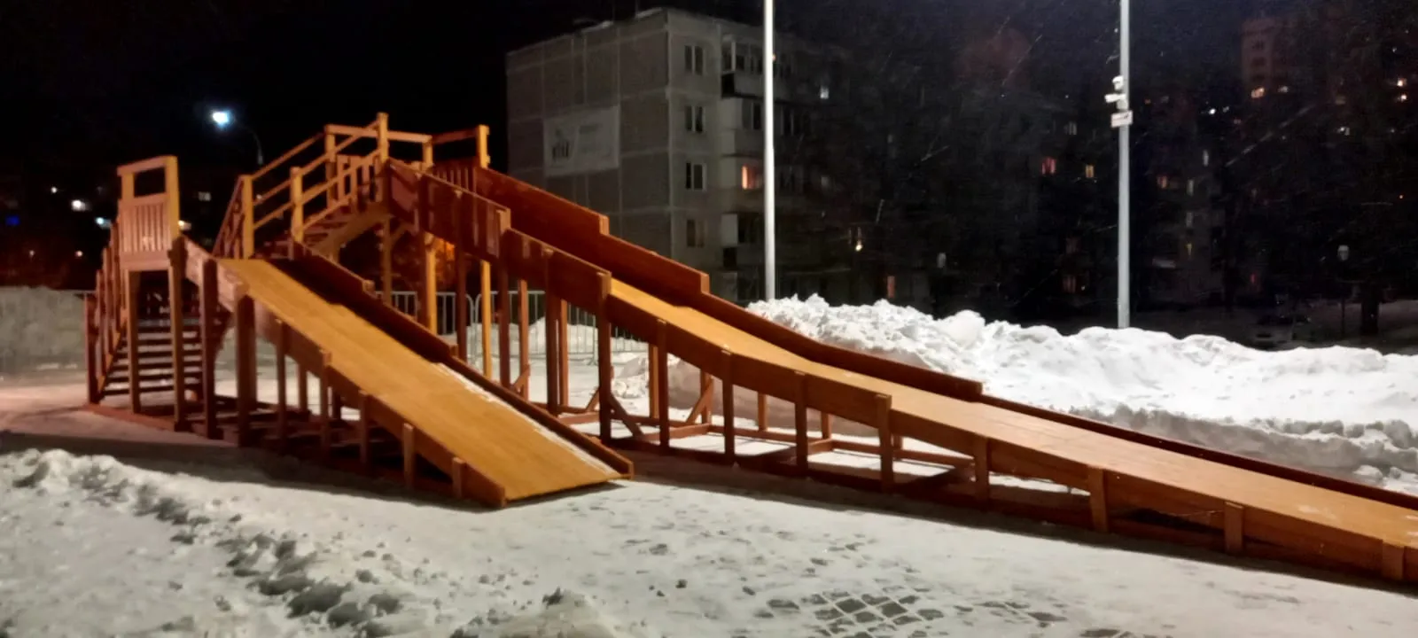 Зимняя горка Савушка Зима 9, Лосино-Петровский