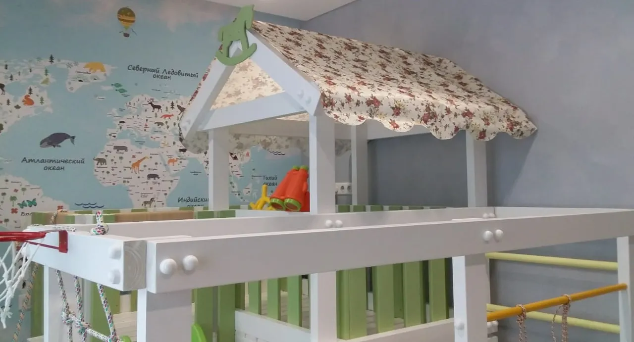 Игровой комплекс Савушка Baby 8 (зеленый), г. Дубна