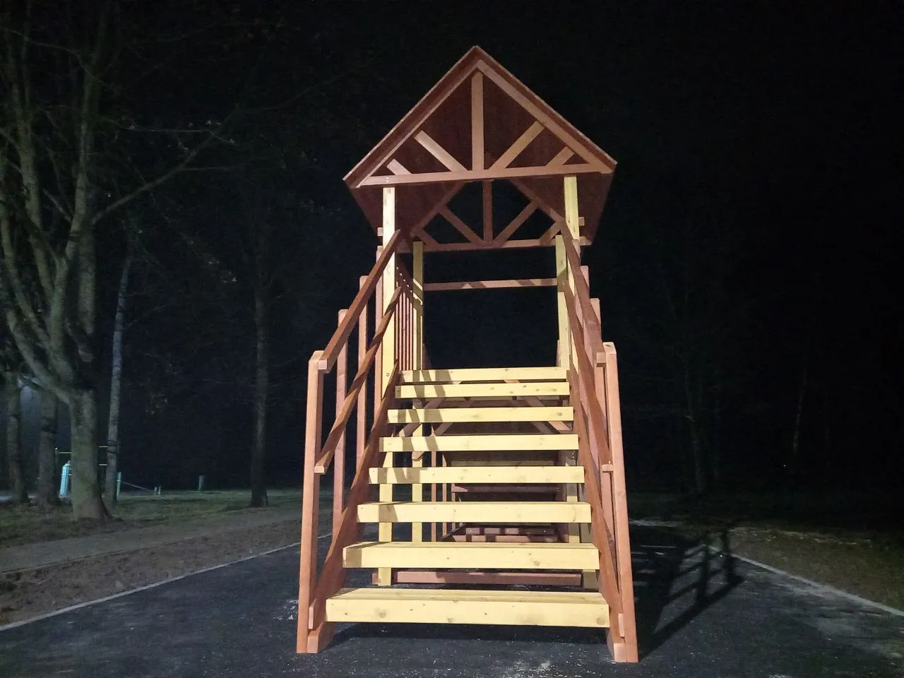 Детская зимняя горка Савушка Зима 5/1 в парке Роща