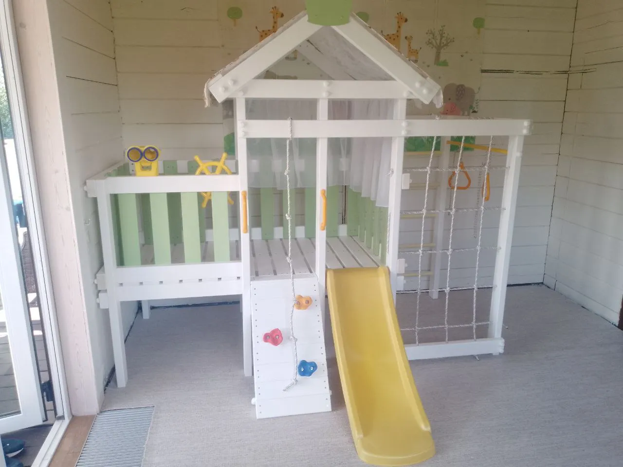 Игровой комплекс Савушка Baby 3 (оливковый)