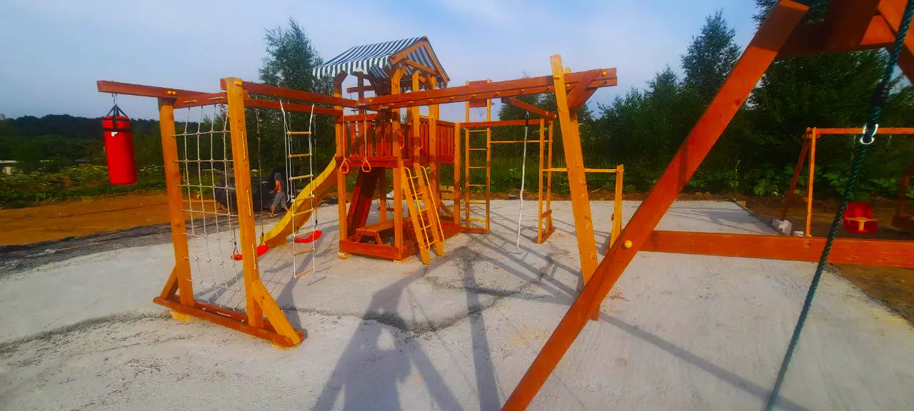 Савушка Baby Play 12 (семейная) с качелями Сава