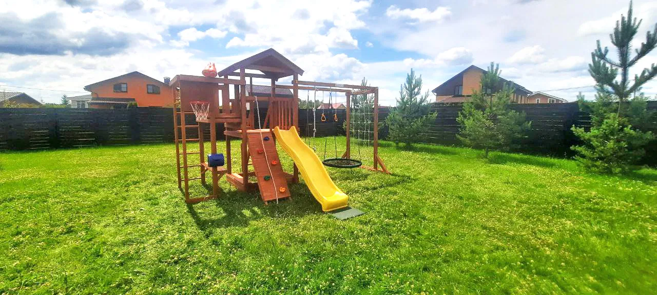 Детская площадка Савушка Мастер 4 Махагон