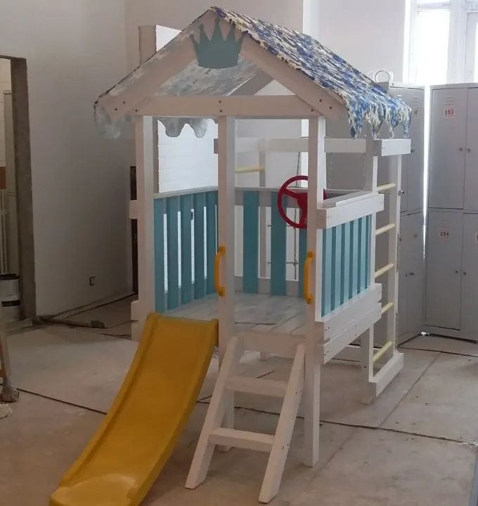 Игровой комплекс Савушка Baby 3 (голубой), Гончарная наб.