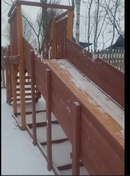 Зимняя горка Савушка Зима 2 (5м)