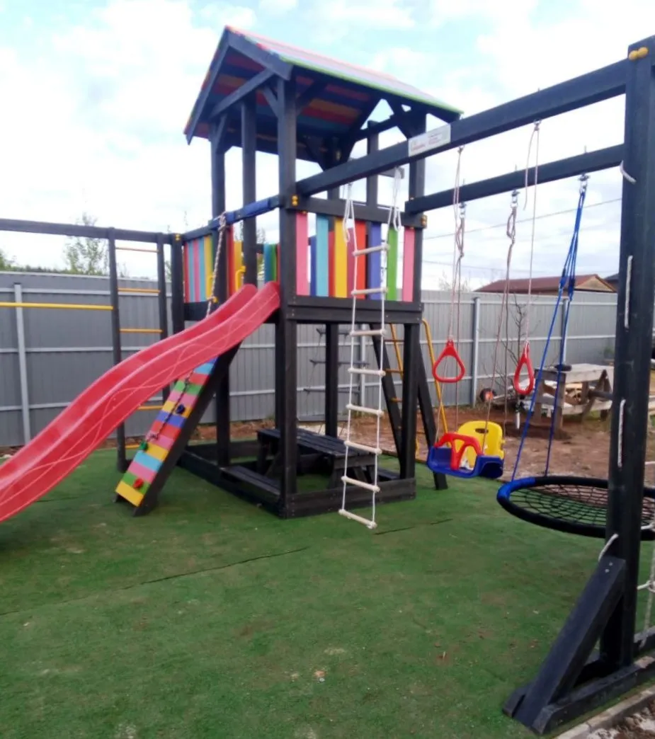 Детская площадка Савушка 3 (BLACK)
