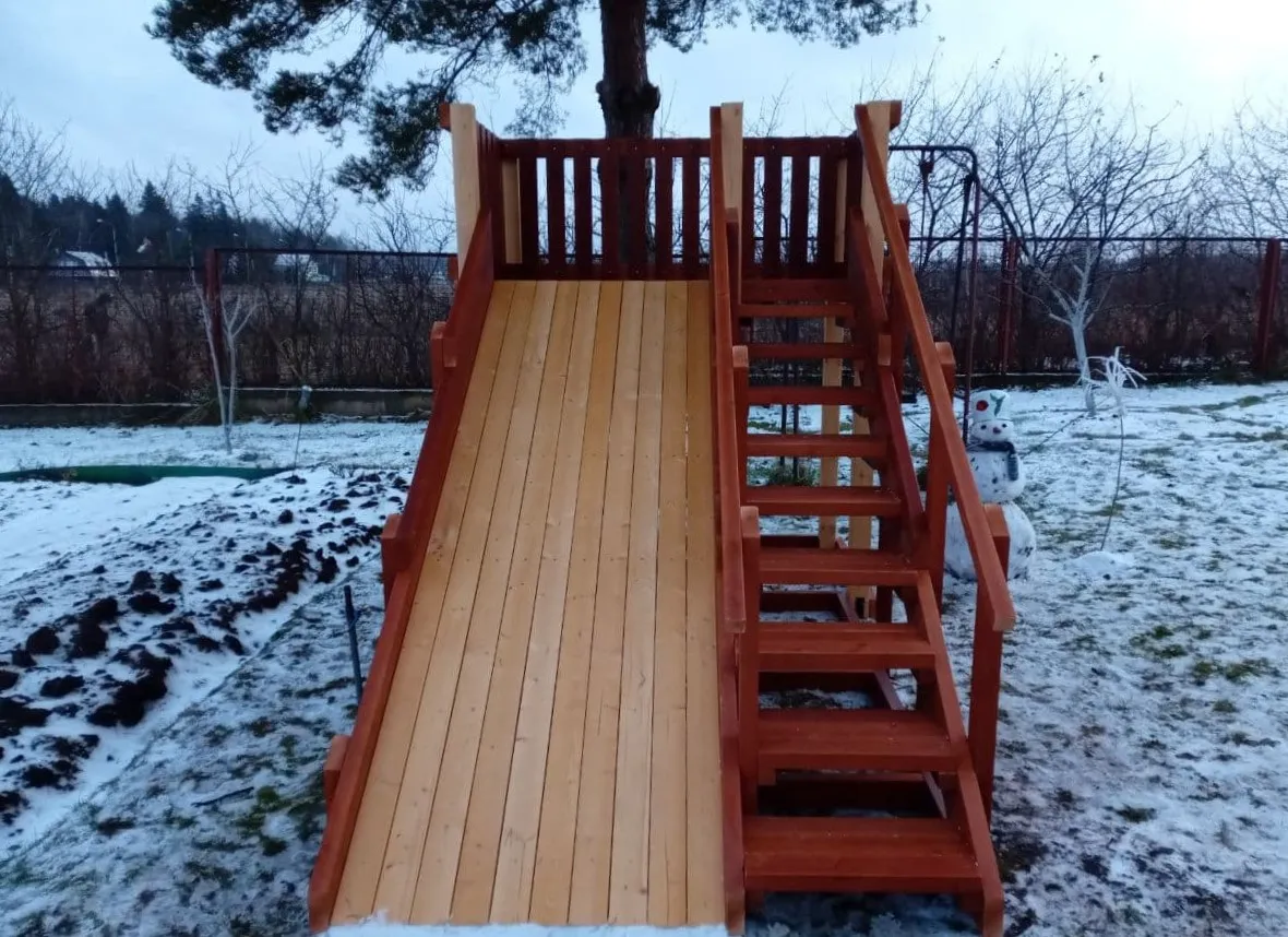 Зимняя горка Савушка Зима 3, д. Аймусово