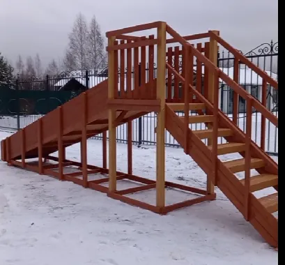 Зимняя горка Савушка Зима 2 (5м)