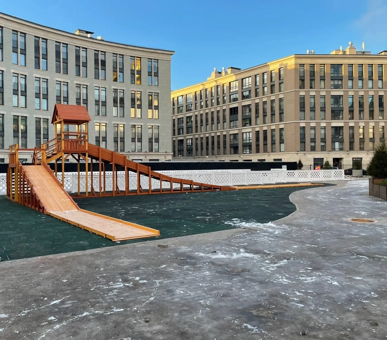 Зимняя горка Савушка Зима 10