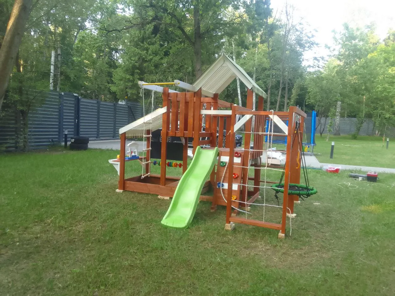 Детская площадка Савушка Тусун 14 (салатовый), Новодарьино