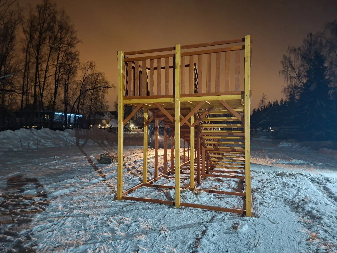 Зимняя горка Савушка Зима 8 в Моск. области