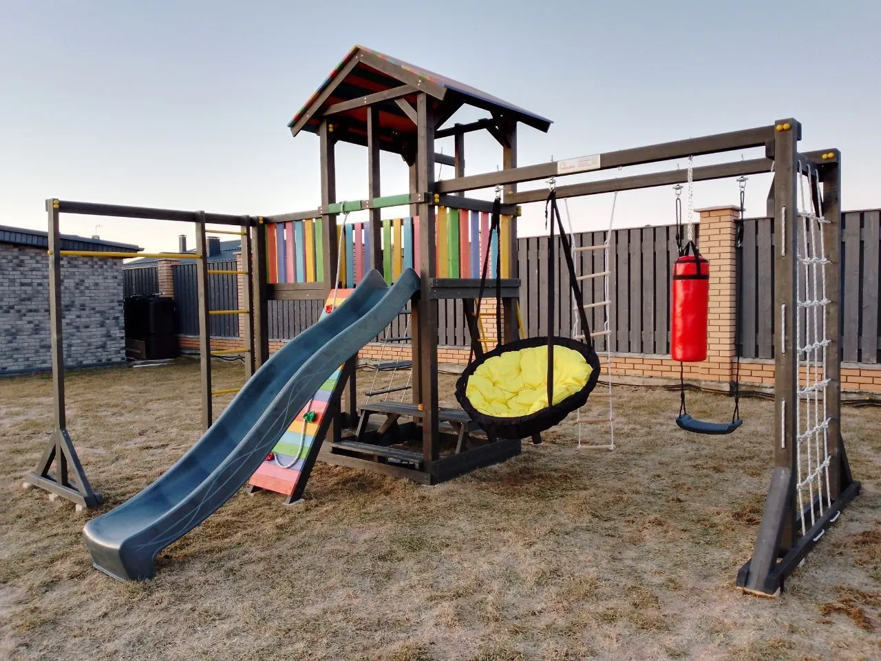 Детская площадка Савушка 3 (BLACK EDITION), Истра