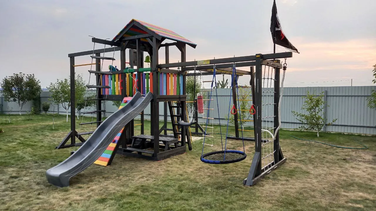 Детская площадка Савушка 2 Black Edition