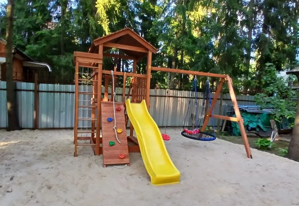 Детская площадка Савушка Мастер 5 (Махагон), МО