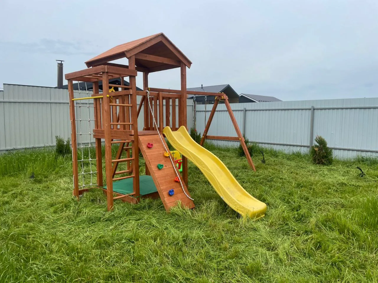 Детская игровая площадка Савушка Мастер 5 (Махагон), Дмитровский г.о