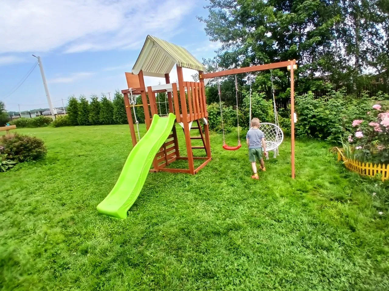 Детская площадка Савушка TooSun 8 (салатовый)