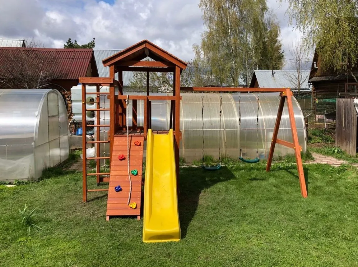 Детская площадка Савушка Мастер 5 (Махагон), Казань