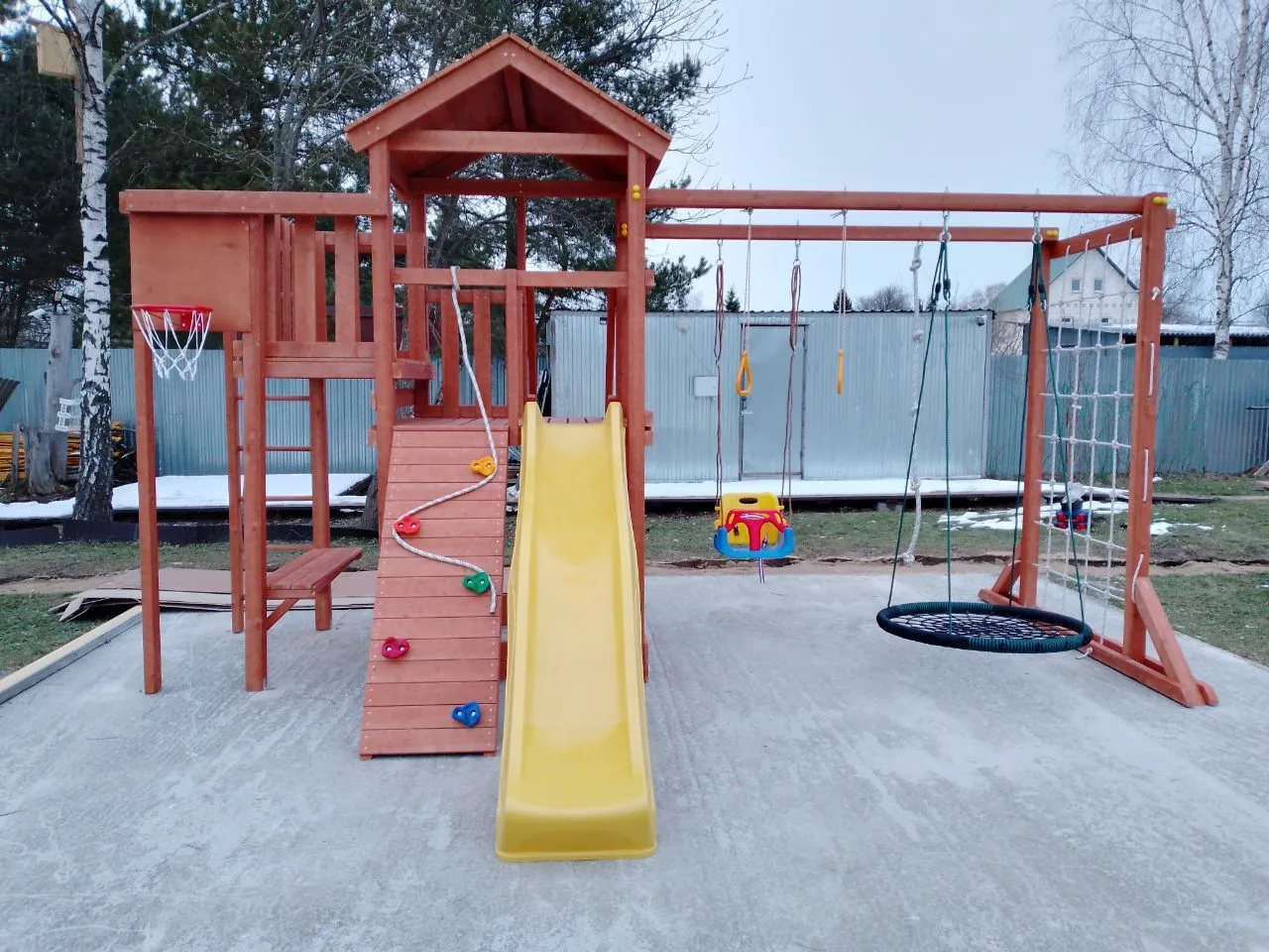 Детская площадка Савушка Мастер 4 (Махагон), Наро-Фоминск
