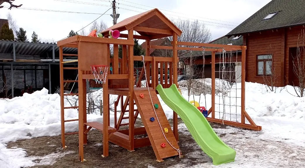 Детская площадка "Савушка Мастер - 4" (Махагон), Дмитровский го