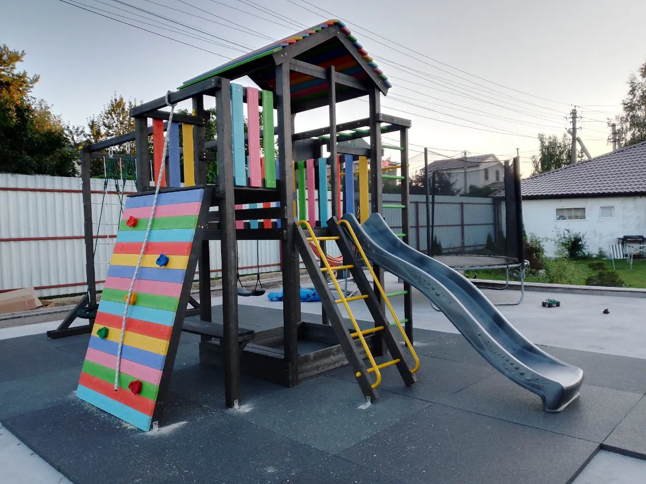 Детская площадка Савушка 4 (BLACK EDITION)