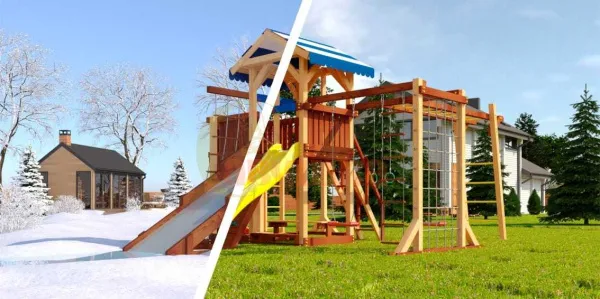 Детская площадка Савушка 4 Сезона 7 Детская площадка Савушка 4 Сезона 7