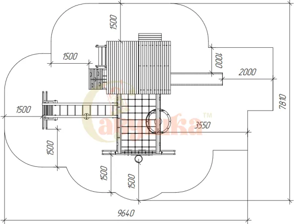 Детская площадка Савушка PlayHouse-2