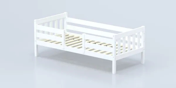 Кровать Савушка-08, 1-ярусная, 90х200, WHITE (белый) Кровать Савушка-08, 1-ярусная, 90х200, WHITE (белый)