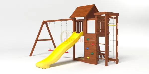 Детская площадка Савушка Мастер 10 (Махагон)