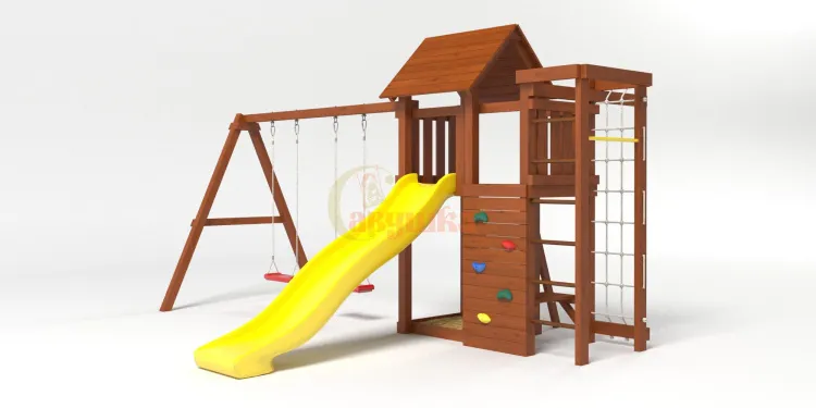 Детская площадка Савушка Мастер 10 (Махагон)