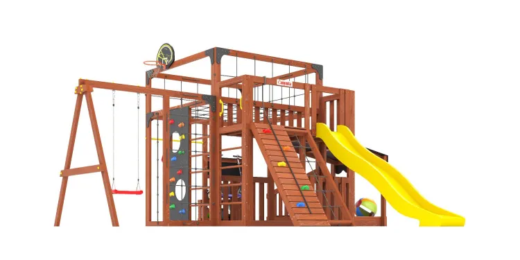 Детская площадка Савушка КУБ-5 (Махагон)