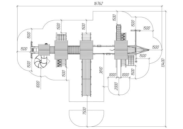 Детская площадка Савушка Люкс 1 Макс