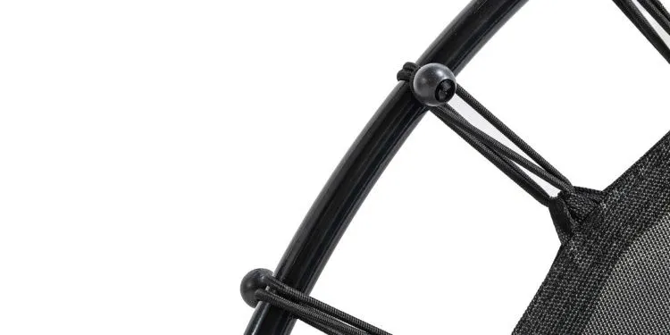 Батут DFC JUMP KIDS 55" (красный с желто-синими стойками)