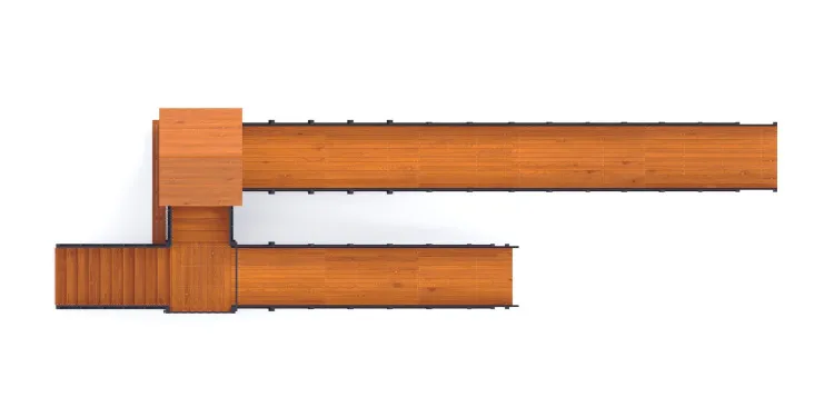 Зимняя горка Савушка Зима 14/1 (Black Edition) с кладовой