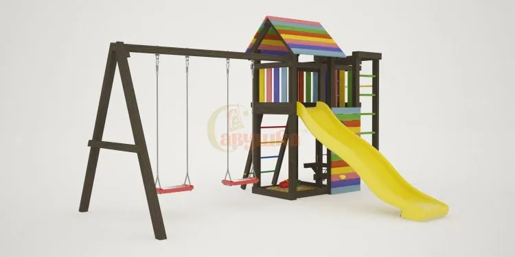 Детская площадка Савушка Мастер 10 (Brown Color)