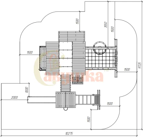 Детская площадка Савушка PlayHouse-5