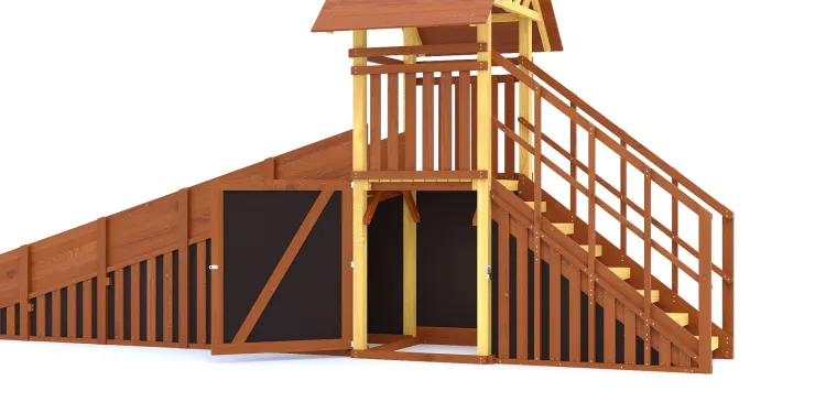 Зимняя горка Савушка Зима 4/2 с местом для хранения