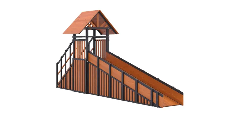 Зимняя горка Савушка Зима 4/2 (Black Edition) с кладовой