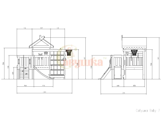 Игровой комплекс Савушка Baby club 7