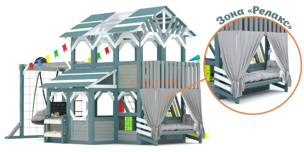 Детская площадка Савушка PlayHouse-4 Детская площадка Савушка PlayHouse-4