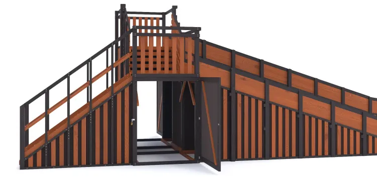 Зимняя горка Савушка Зима 14 (Black Edition) с местом для тюбингов