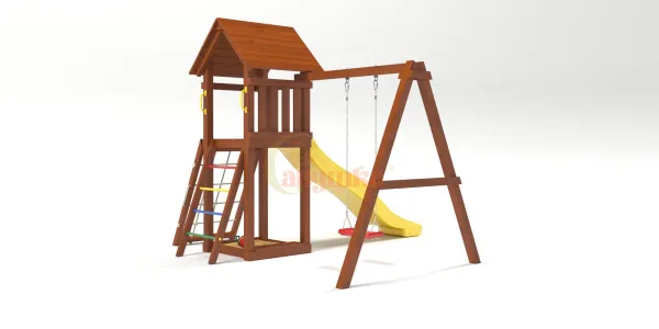 Детская площадка Савушка Мастер 7 (Махагон)