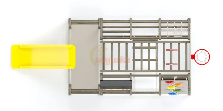 Детская игровая площадка Савушка Непоседа 7 shiitake