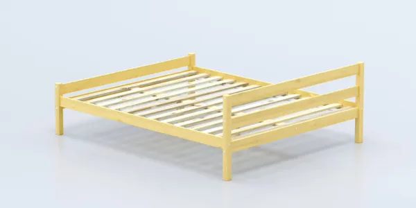 Кровать Савушка-09, 160х200, WOOD (без окрашивания)