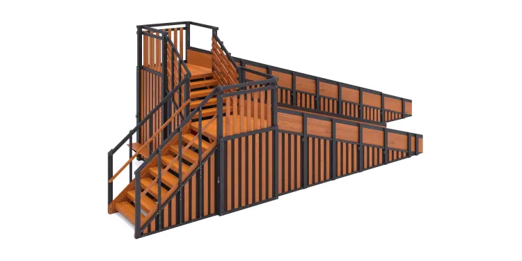 Зимняя горка Савушка Зима 13 (Black Edition) с закрытыми фасадами и лавочкой