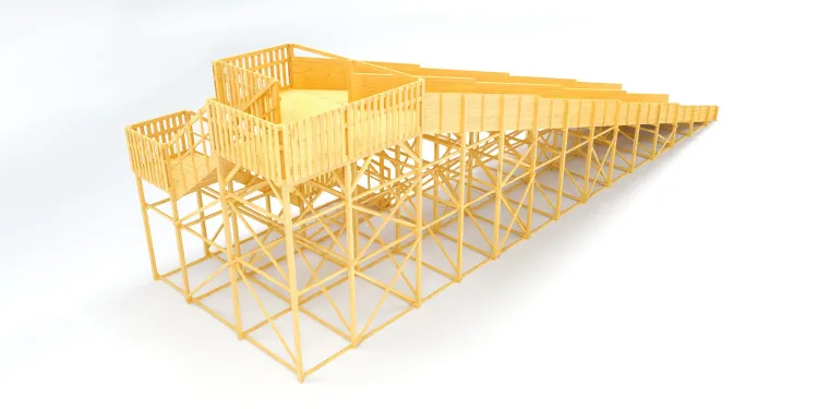 Зимняя горка Савушка Зима Wood 12 Зимняя горка Савушка Зима Wood 12